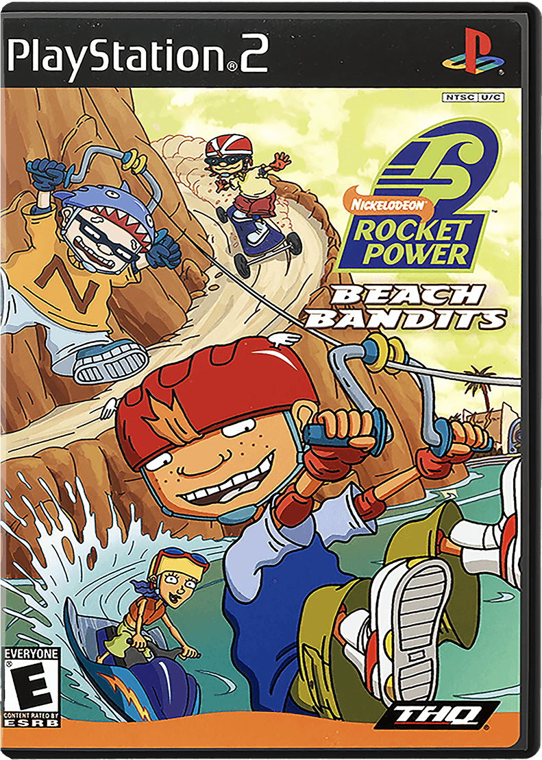 Rocket Power Beach Bandits box art for Playstation 2